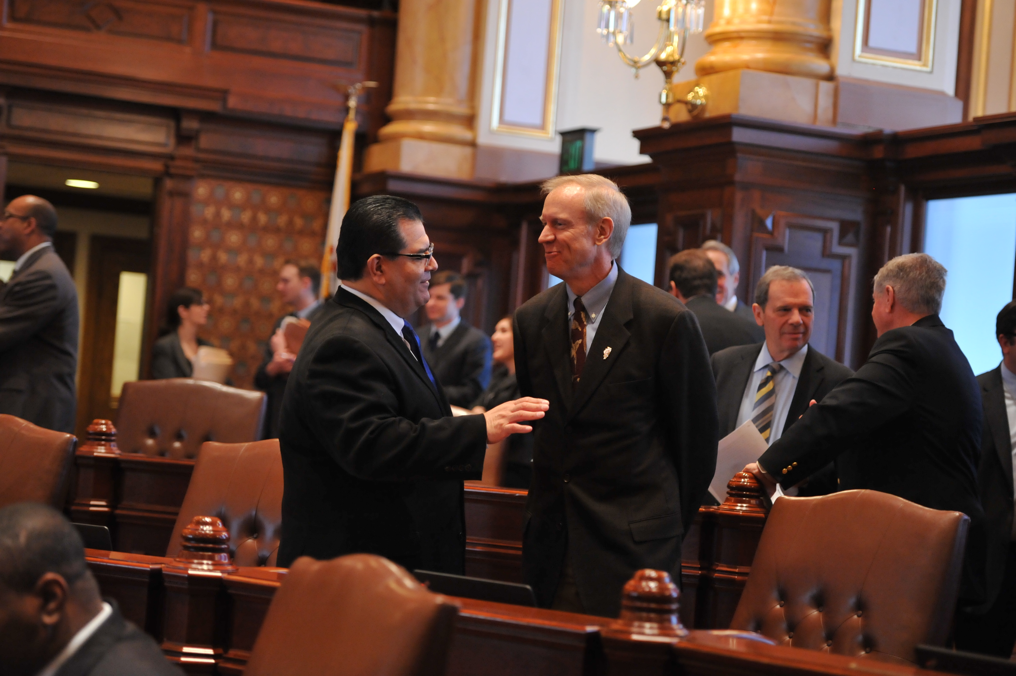 Sandoval and Gov. Rauner 