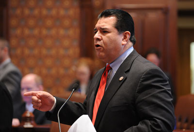 Sandoval speaking on the floor